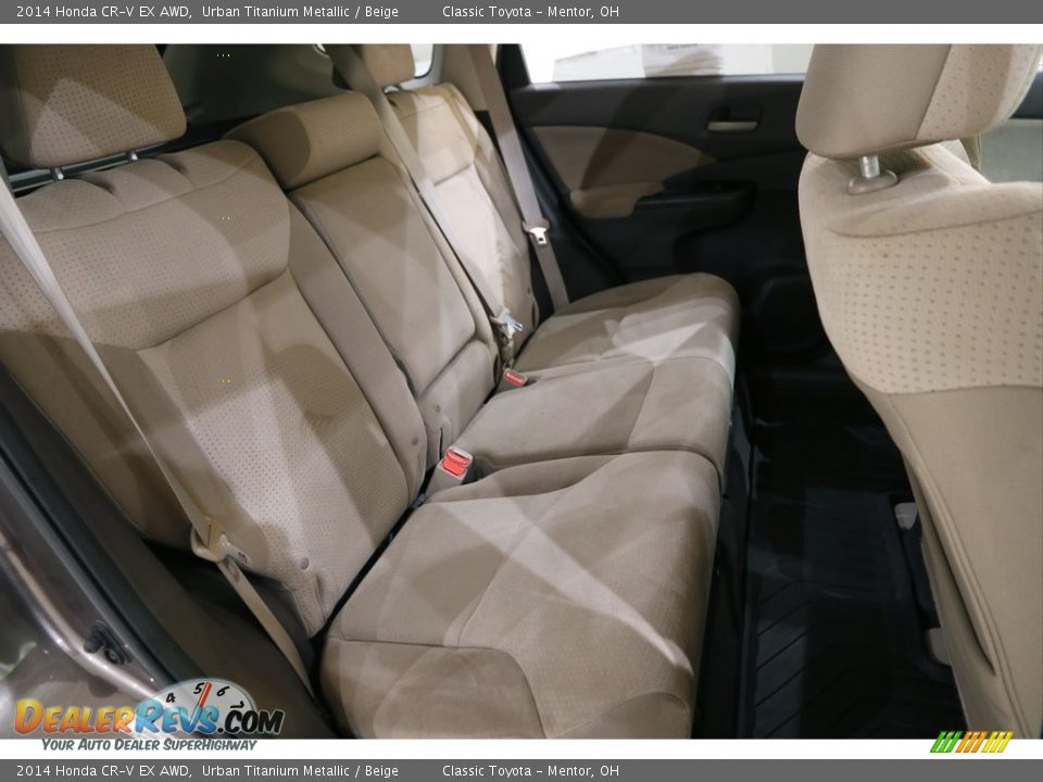 2014 Honda CR-V EX AWD Urban Titanium Metallic / Beige Photo #16