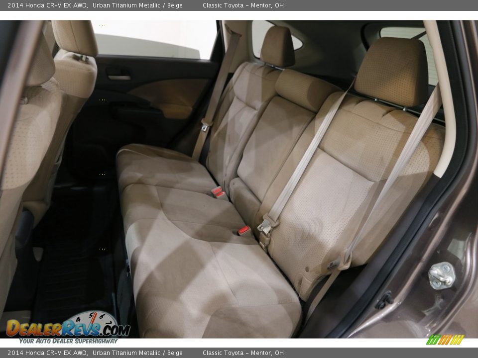 2014 Honda CR-V EX AWD Urban Titanium Metallic / Beige Photo #17
