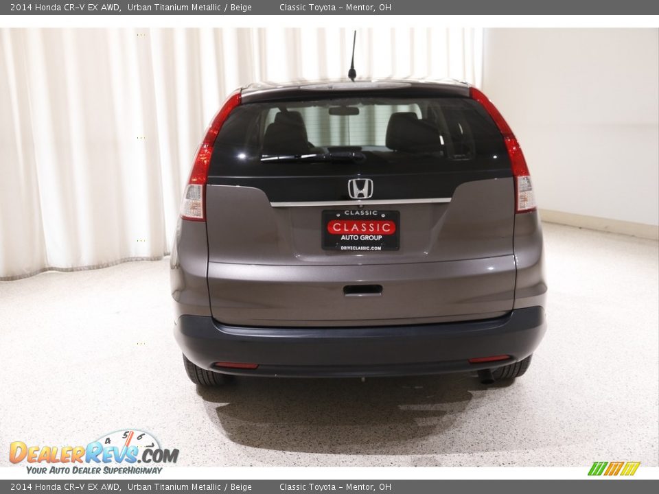 2014 Honda CR-V EX AWD Urban Titanium Metallic / Beige Photo #18