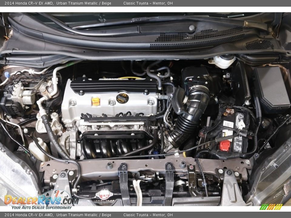 2014 Honda CR-V EX AWD Urban Titanium Metallic / Beige Photo #19