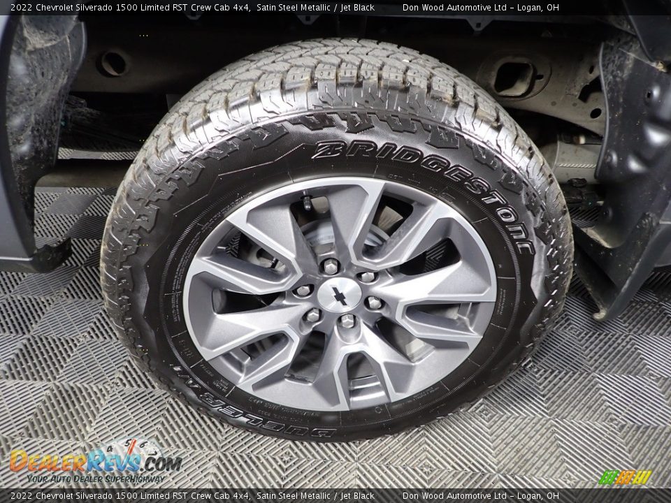 2022 Chevrolet Silverado 1500 Limited RST Crew Cab 4x4 Satin Steel Metallic / Jet Black Photo #33