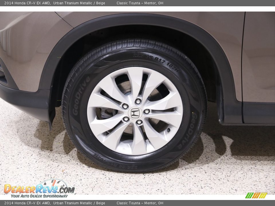 2014 Honda CR-V EX AWD Urban Titanium Metallic / Beige Photo #20