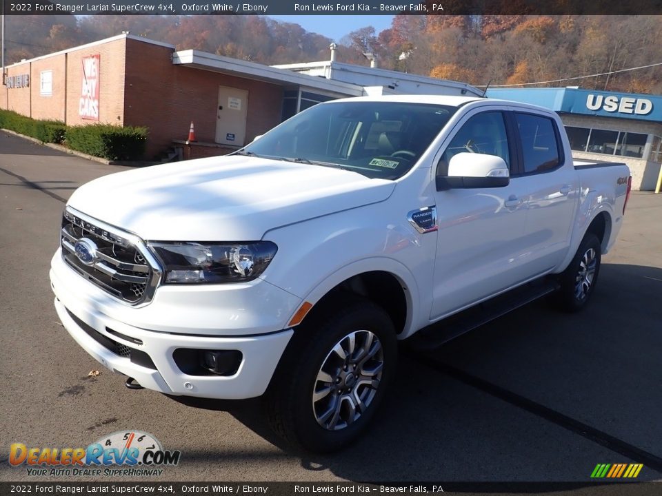 2022 Ford Ranger Lariat SuperCrew 4x4 Oxford White / Ebony Photo #4