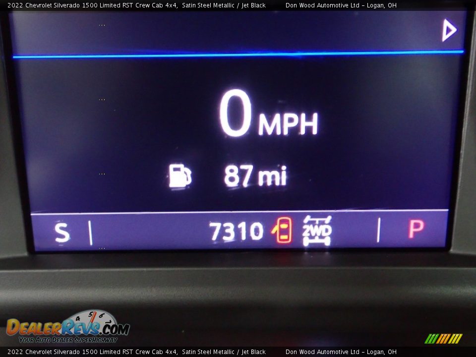 2022 Chevrolet Silverado 1500 Limited RST Crew Cab 4x4 Satin Steel Metallic / Jet Black Photo #34