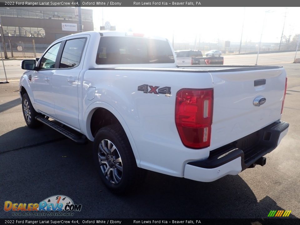 2022 Ford Ranger Lariat SuperCrew 4x4 Oxford White / Ebony Photo #6