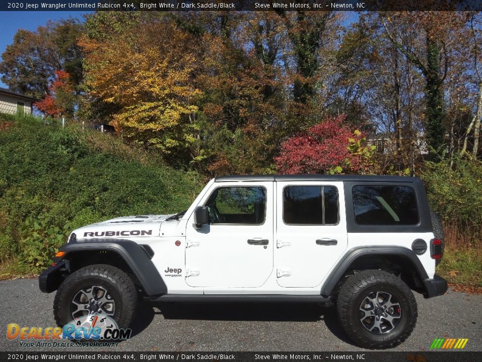 Bright White 2020 Jeep Wrangler Unlimited Rubicon 4x4 Photo #1
