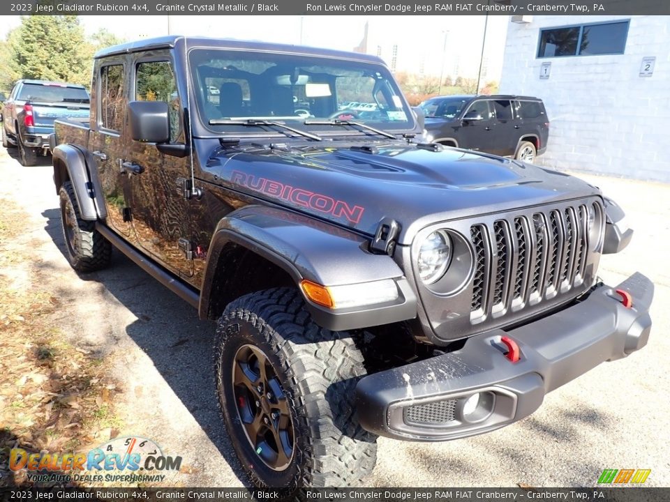 2023 Jeep Gladiator Rubicon 4x4 Granite Crystal Metallic / Black Photo #3