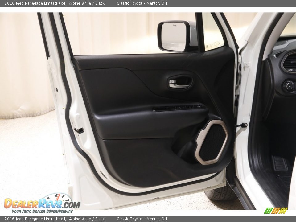 2016 Jeep Renegade Limited 4x4 Alpine White / Black Photo #4