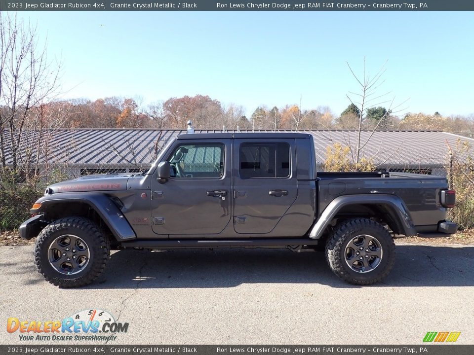 2023 Jeep Gladiator Rubicon 4x4 Granite Crystal Metallic / Black Photo #4