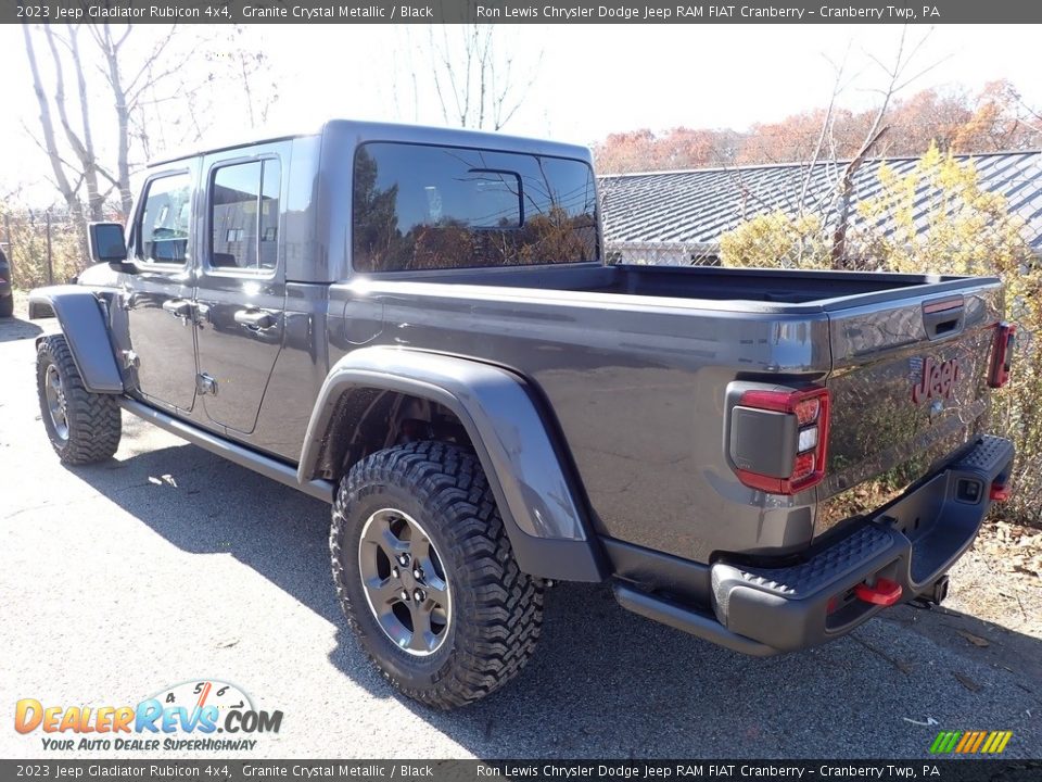 2023 Jeep Gladiator Rubicon 4x4 Granite Crystal Metallic / Black Photo #5