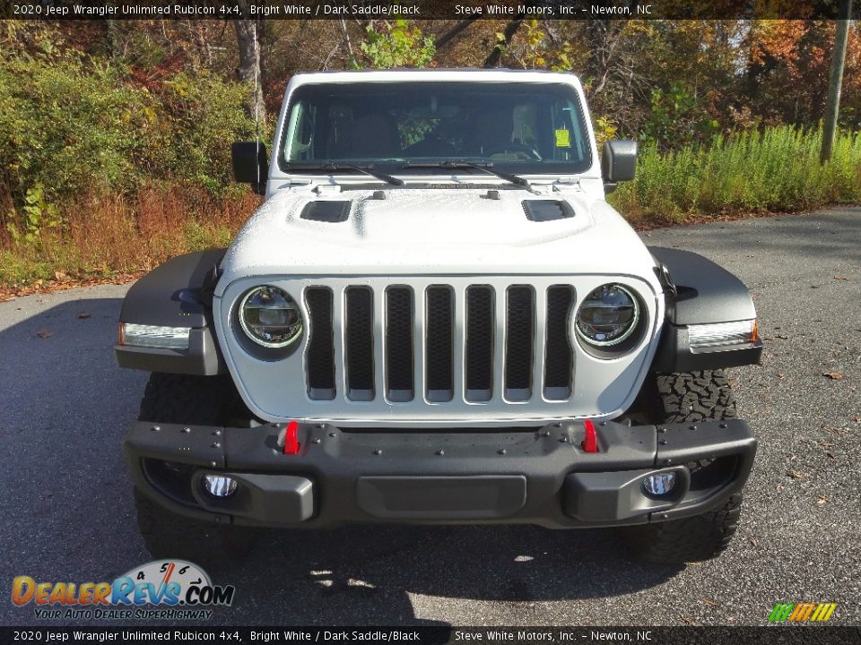 Bright White 2020 Jeep Wrangler Unlimited Rubicon 4x4 Photo #3