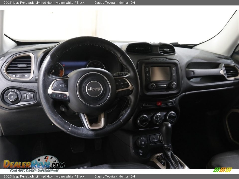 2016 Jeep Renegade Limited 4x4 Alpine White / Black Photo #6