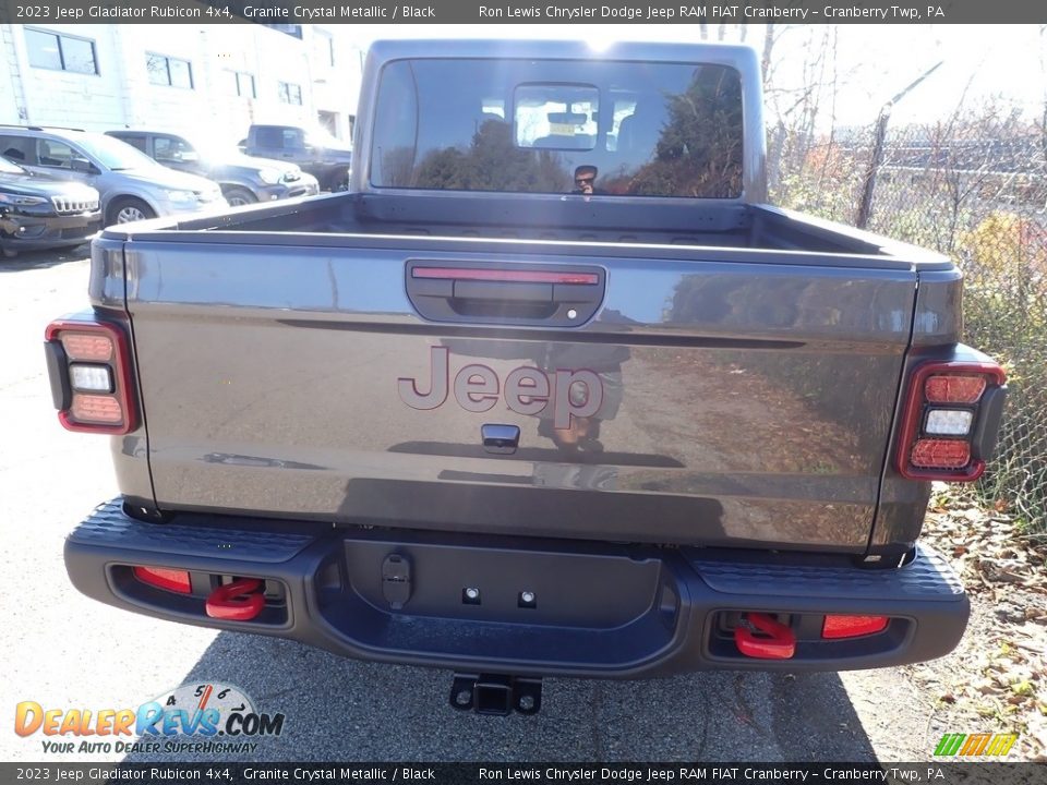 2023 Jeep Gladiator Rubicon 4x4 Granite Crystal Metallic / Black Photo #6