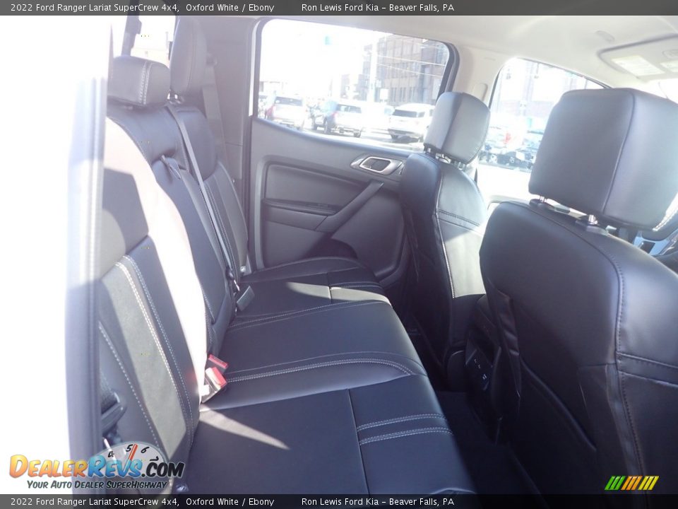 2022 Ford Ranger Lariat SuperCrew 4x4 Oxford White / Ebony Photo #11