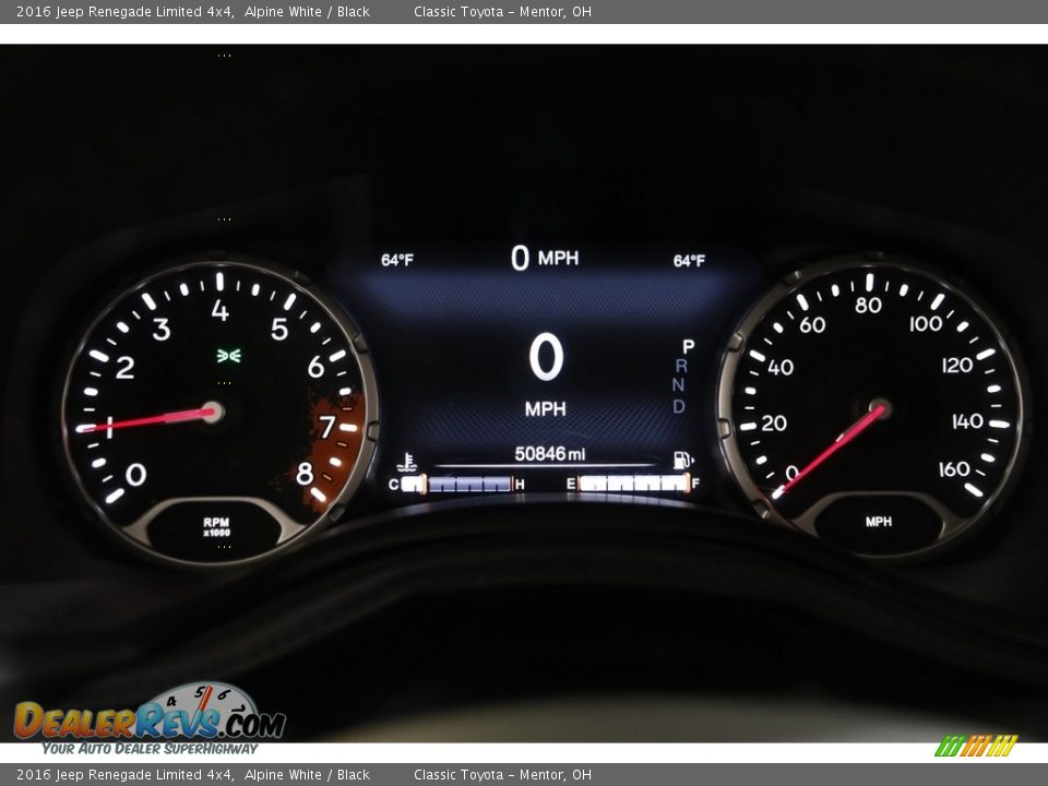 2016 Jeep Renegade Limited 4x4 Alpine White / Black Photo #8
