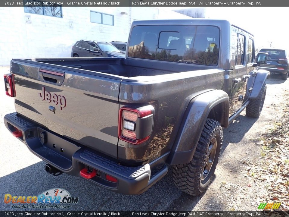 2023 Jeep Gladiator Rubicon 4x4 Granite Crystal Metallic / Black Photo #7