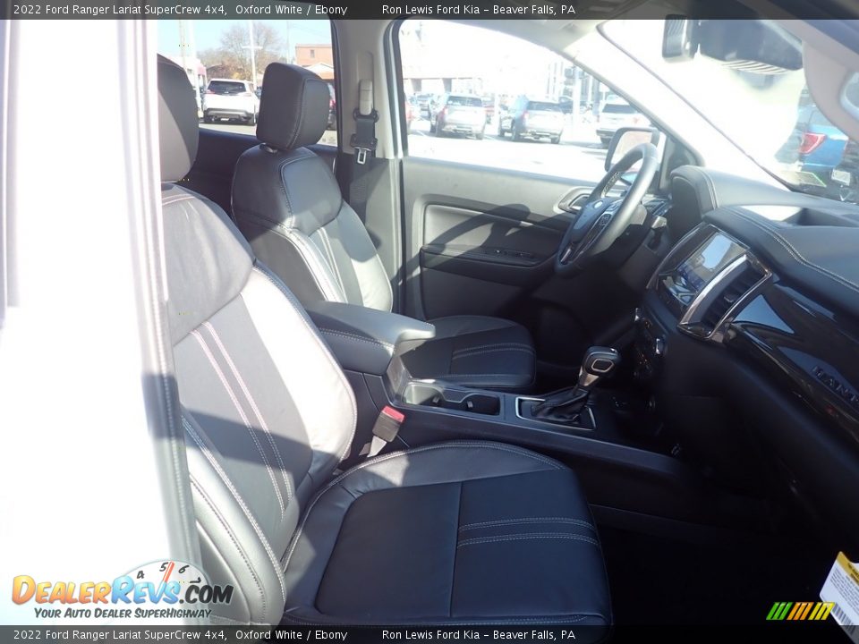 2022 Ford Ranger Lariat SuperCrew 4x4 Oxford White / Ebony Photo #12