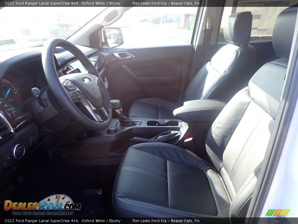 2022 Ford Ranger Lariat SuperCrew 4x4 Oxford White / Ebony Photo #14