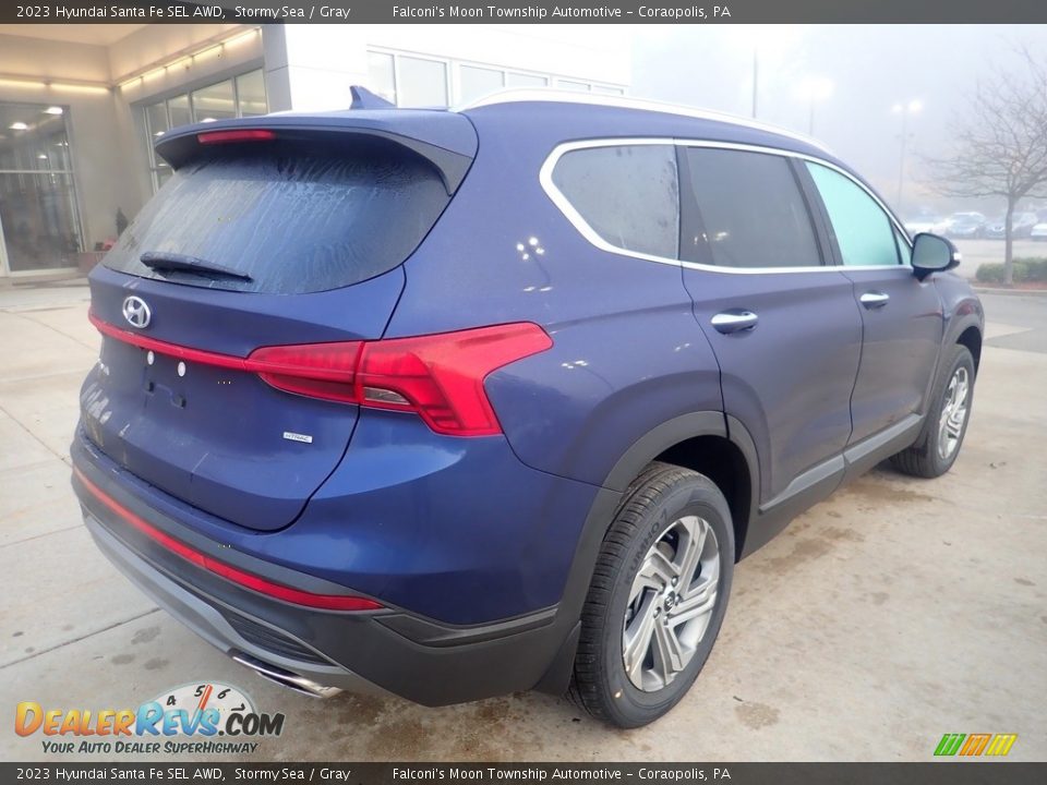 2023 Hyundai Santa Fe SEL AWD Stormy Sea / Gray Photo #2