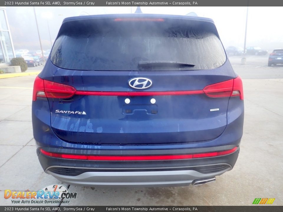 2023 Hyundai Santa Fe SEL AWD Stormy Sea / Gray Photo #3