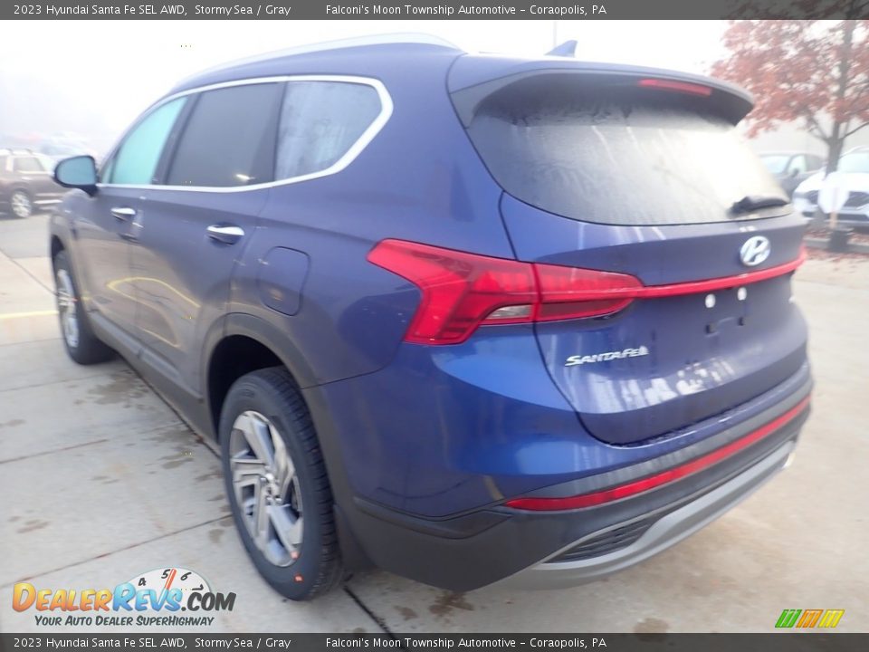 2023 Hyundai Santa Fe SEL AWD Stormy Sea / Gray Photo #5