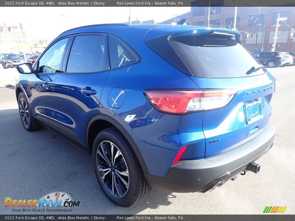 2022 Ford Escape SEL 4WD Atlas Blue Metallic / Ebony Photo #5