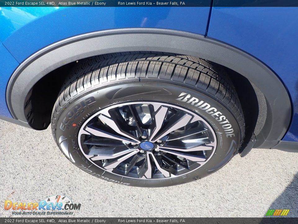 2022 Ford Escape SEL 4WD Atlas Blue Metallic / Ebony Photo #8