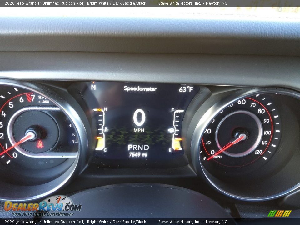 2020 Jeep Wrangler Unlimited Rubicon 4x4 Gauges Photo #21