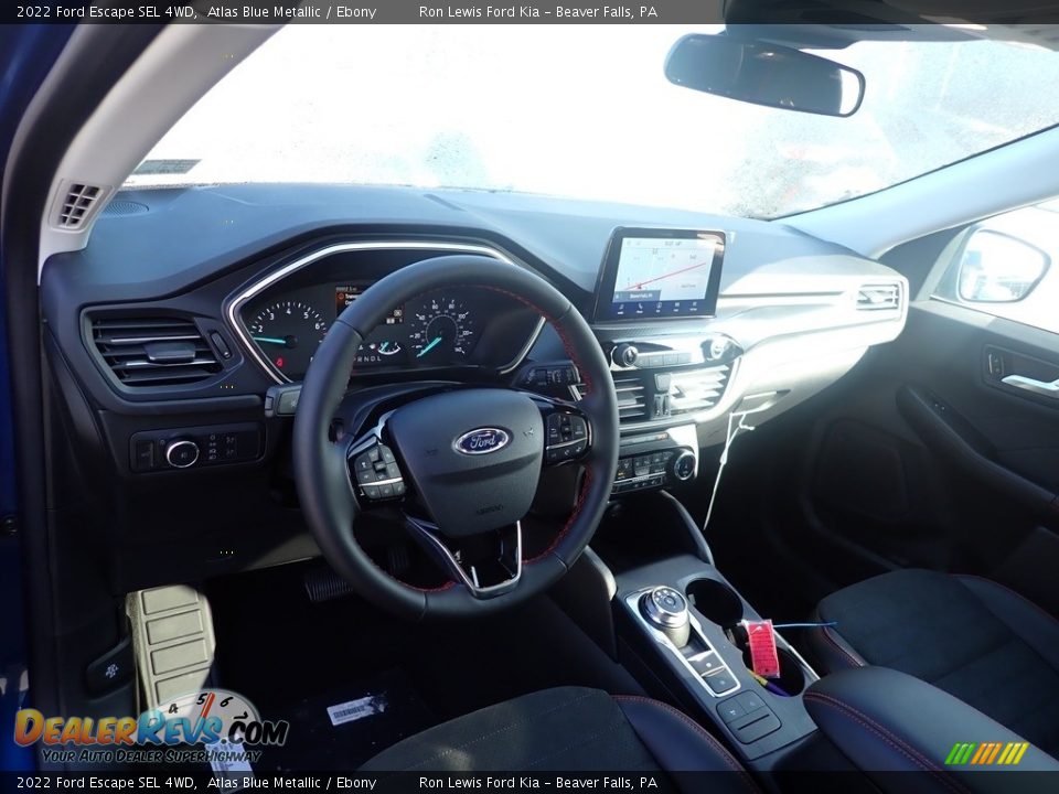 2022 Ford Escape SEL 4WD Atlas Blue Metallic / Ebony Photo #12