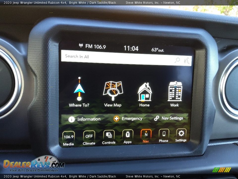 Controls of 2020 Jeep Wrangler Unlimited Rubicon 4x4 Photo #23