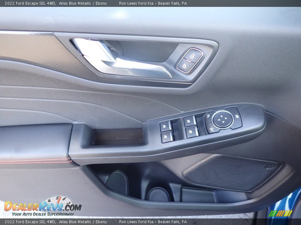 2022 Ford Escape SEL 4WD Atlas Blue Metallic / Ebony Photo #14