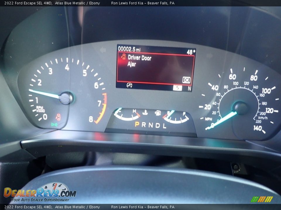 2022 Ford Escape SEL 4WD Atlas Blue Metallic / Ebony Photo #15