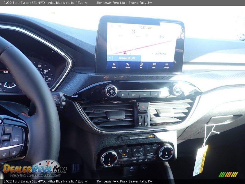 2022 Ford Escape SEL 4WD Atlas Blue Metallic / Ebony Photo #16