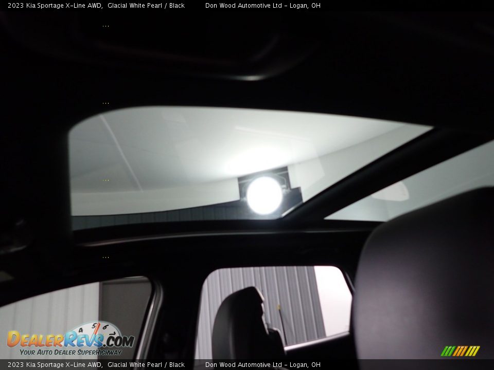 2023 Kia Sportage X-Line AWD Glacial White Pearl / Black Photo #6