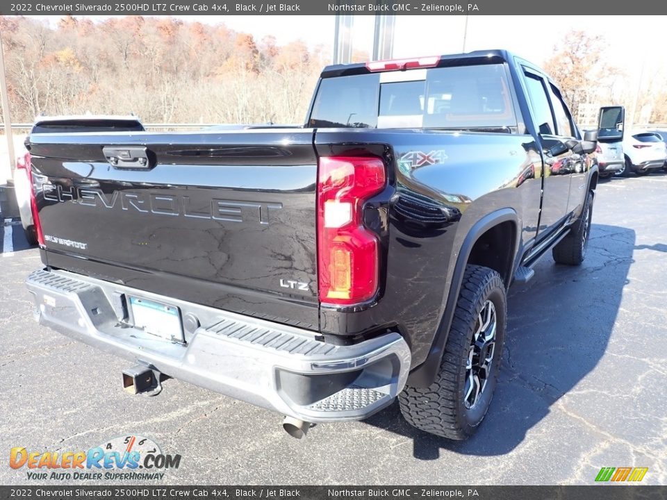 2022 Chevrolet Silverado 2500HD LTZ Crew Cab 4x4 Black / Jet Black Photo #6