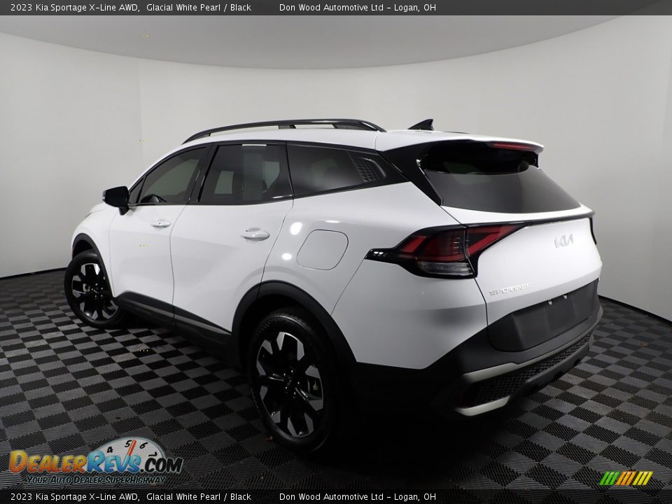 2023 Kia Sportage X-Line AWD Glacial White Pearl / Black Photo #9