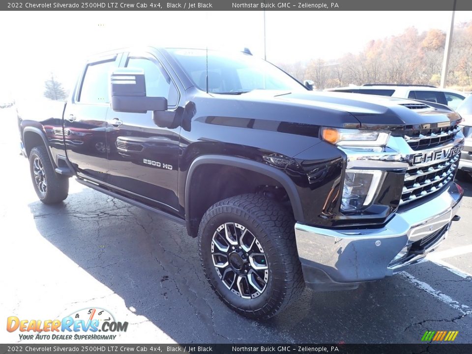 2022 Chevrolet Silverado 2500HD LTZ Crew Cab 4x4 Black / Jet Black Photo #9