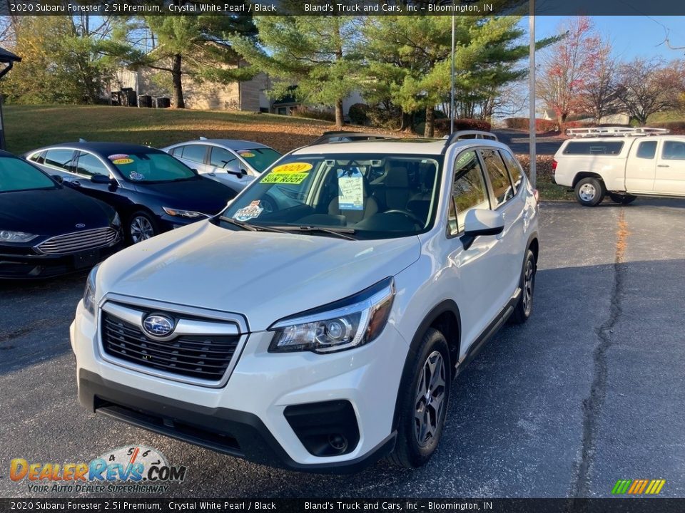 2020 Subaru Forester 2.5i Premium Crystal White Pearl / Black Photo #2