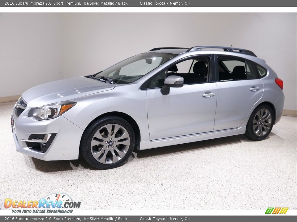 2016 Subaru Impreza 2.0i Sport Premium Ice Silver Metallic / Black Photo #3