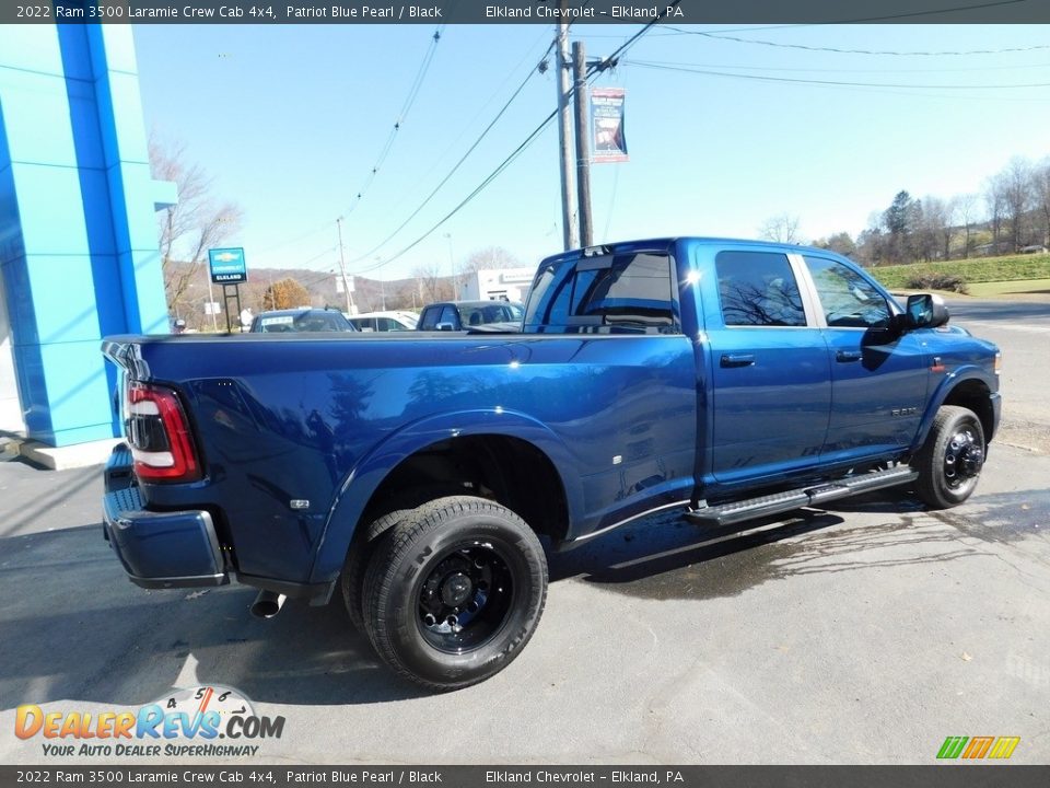 2022 Ram 3500 Laramie Crew Cab 4x4 Patriot Blue Pearl / Black Photo #5