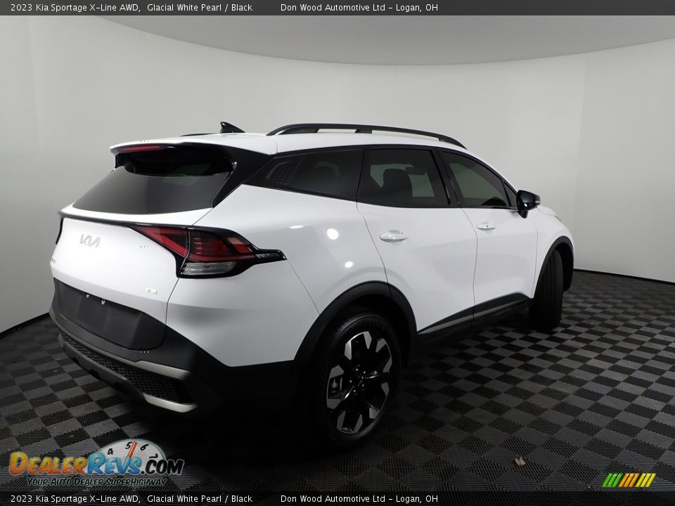 2023 Kia Sportage X-Line AWD Glacial White Pearl / Black Photo #13