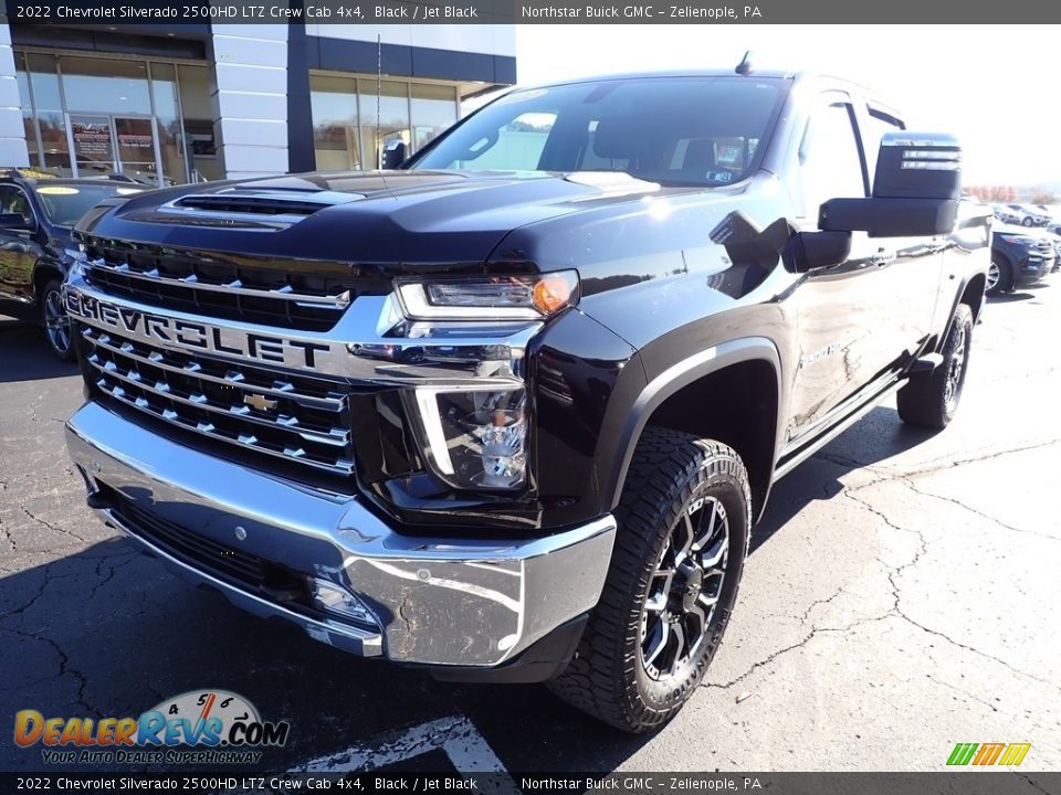 2022 Chevrolet Silverado 2500HD LTZ Crew Cab 4x4 Black / Jet Black Photo #12