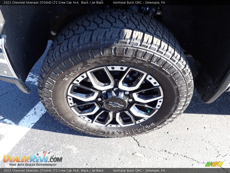 2022 Chevrolet Silverado 2500HD LTZ Crew Cab 4x4 Black / Jet Black Photo #13