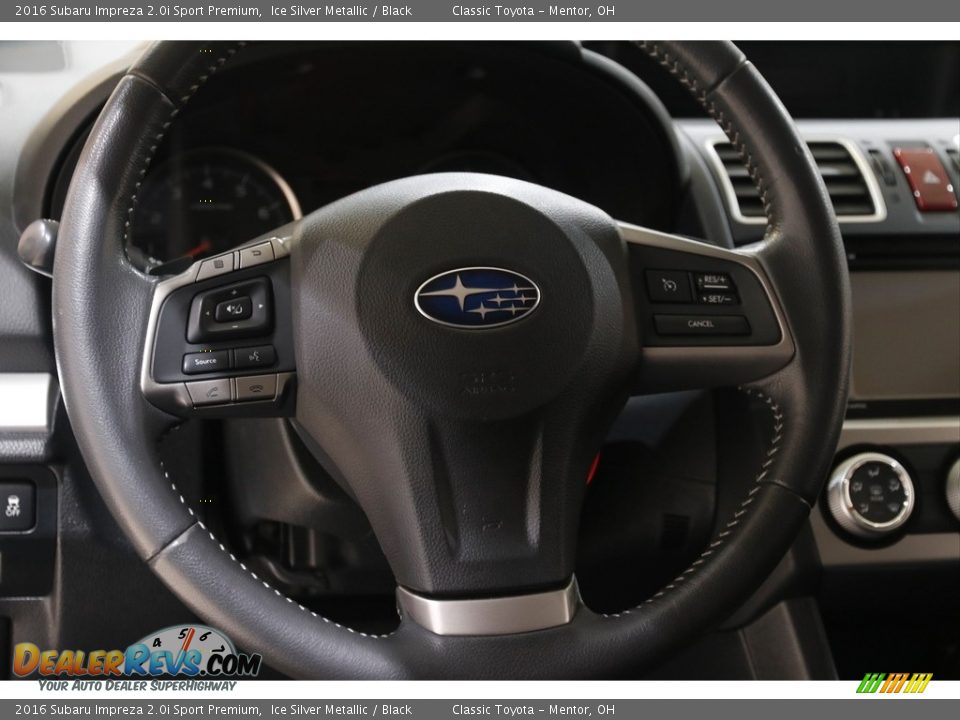 2016 Subaru Impreza 2.0i Sport Premium Ice Silver Metallic / Black Photo #7