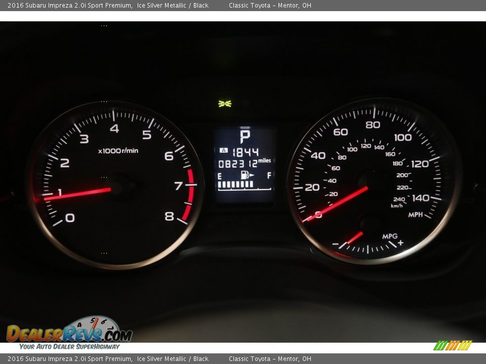 2016 Subaru Impreza 2.0i Sport Premium Ice Silver Metallic / Black Photo #8