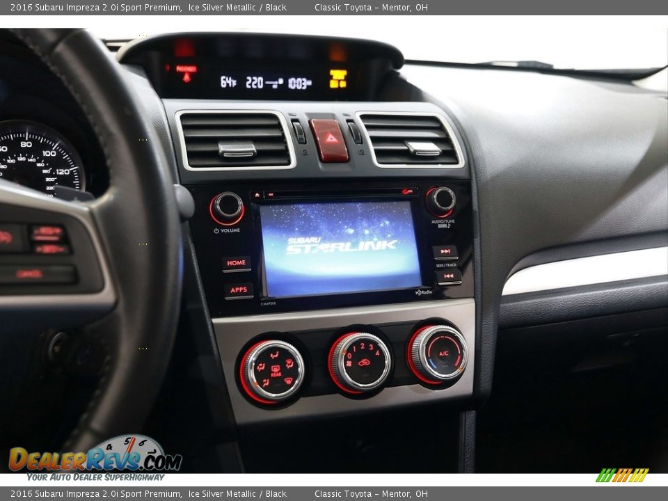 2016 Subaru Impreza 2.0i Sport Premium Ice Silver Metallic / Black Photo #9