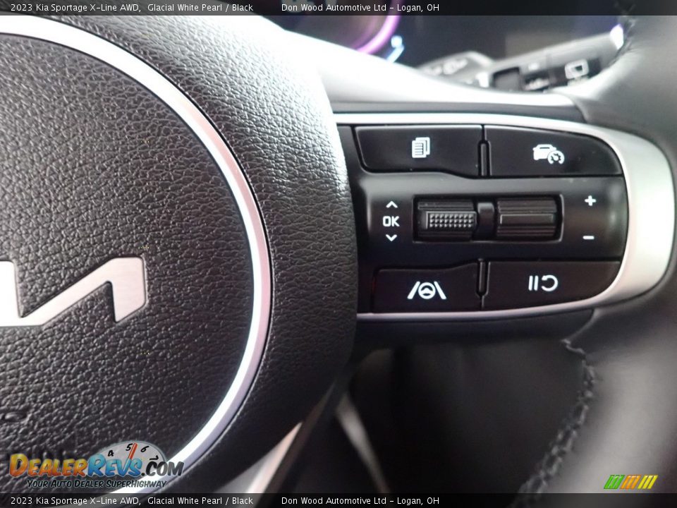 2023 Kia Sportage X-Line AWD Glacial White Pearl / Black Photo #20