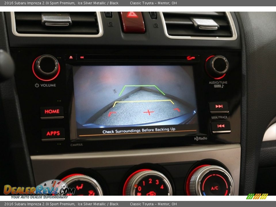 2016 Subaru Impreza 2.0i Sport Premium Ice Silver Metallic / Black Photo #13