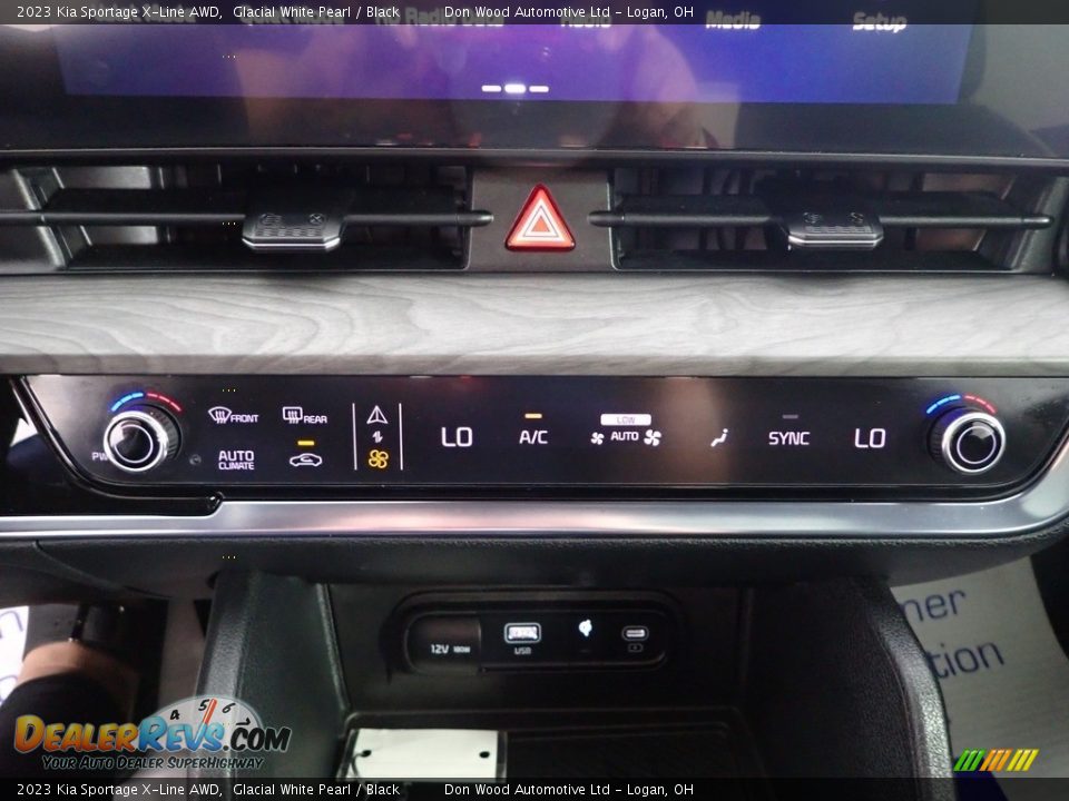 2023 Kia Sportage X-Line AWD Glacial White Pearl / Black Photo #22