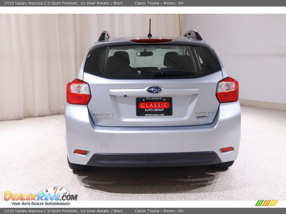 2016 Subaru Impreza 2.0i Sport Premium Ice Silver Metallic / Black Photo #19